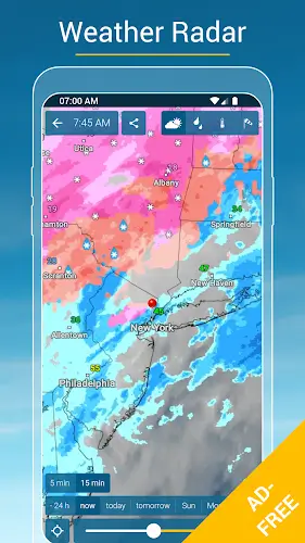 Weather & Radar USA - Pro Captura de tela 1