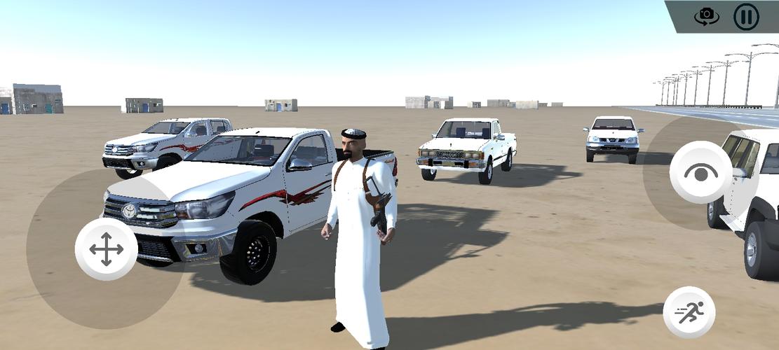 Schermata الطارة لعبة سيارات هجوله 1