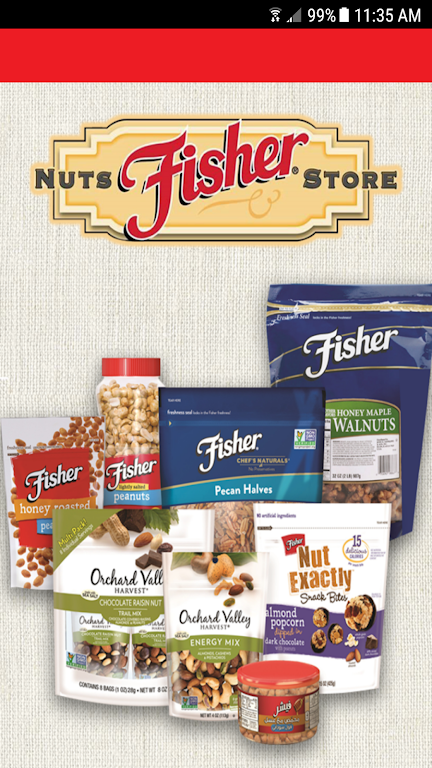 Fisher Nuts Store 螢幕截圖 0