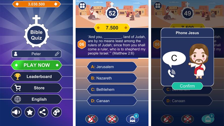 Daily Bible Trivia: Quiz Games 螢幕截圖 0