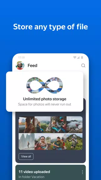 Schermata Yandex Disk Beta 0