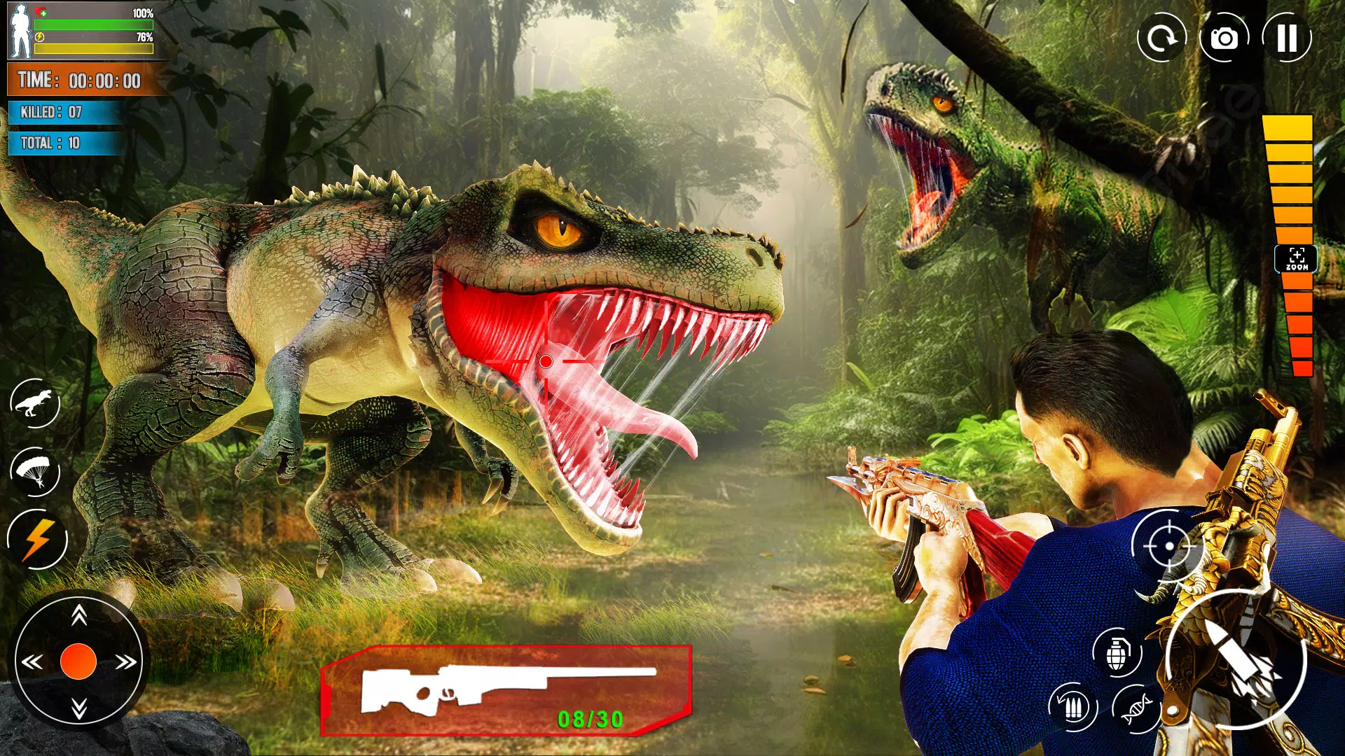 Wild Dinosaur Hunting Games 螢幕截圖 3