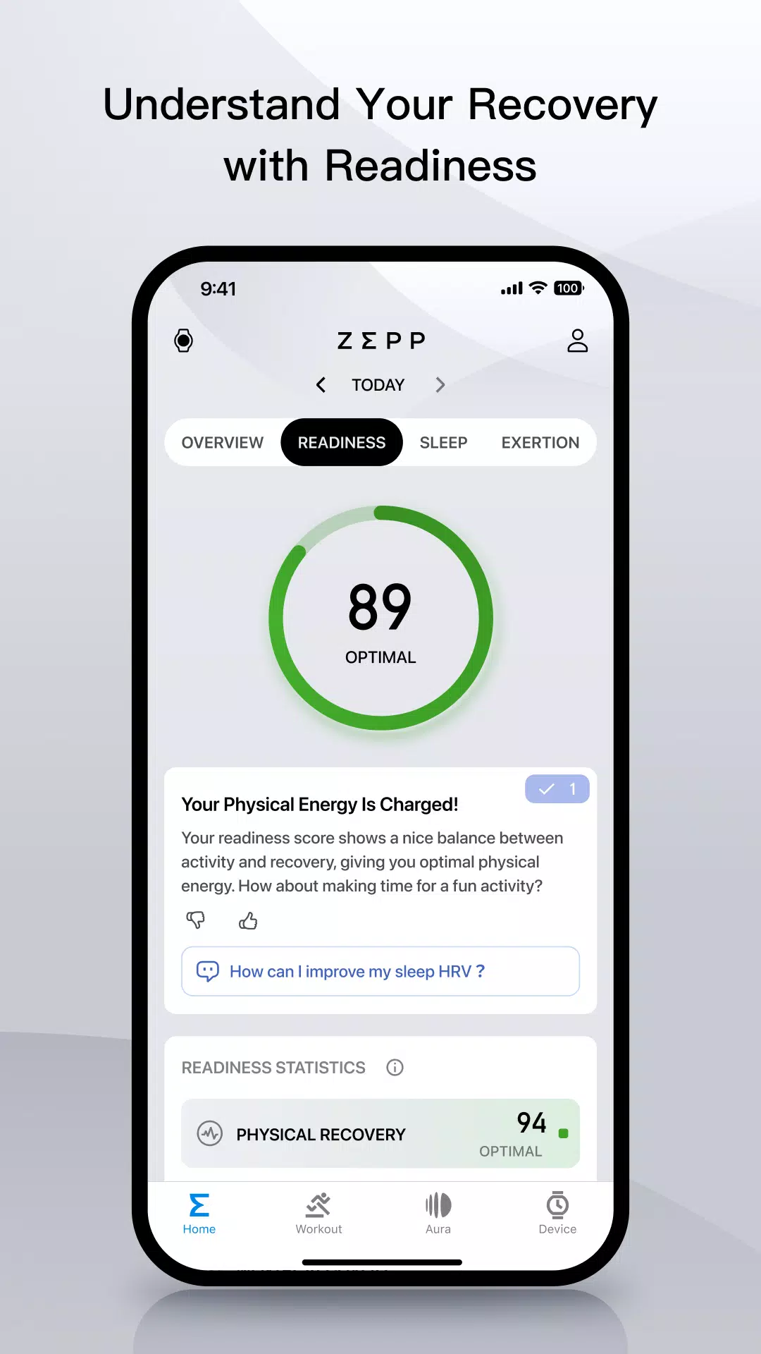 Zepp（formerly Amazfit） 螢幕截圖 1