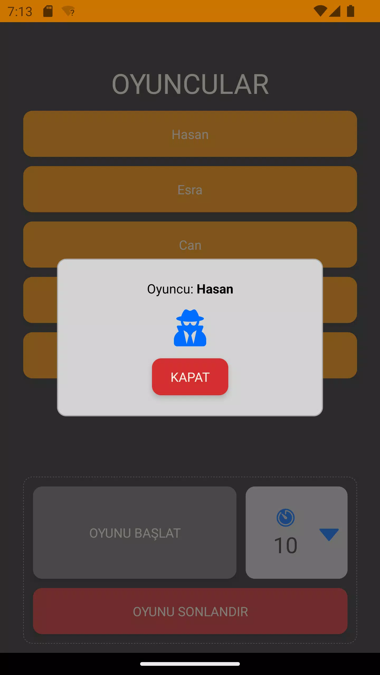 Spyfall Capture d'écran 2