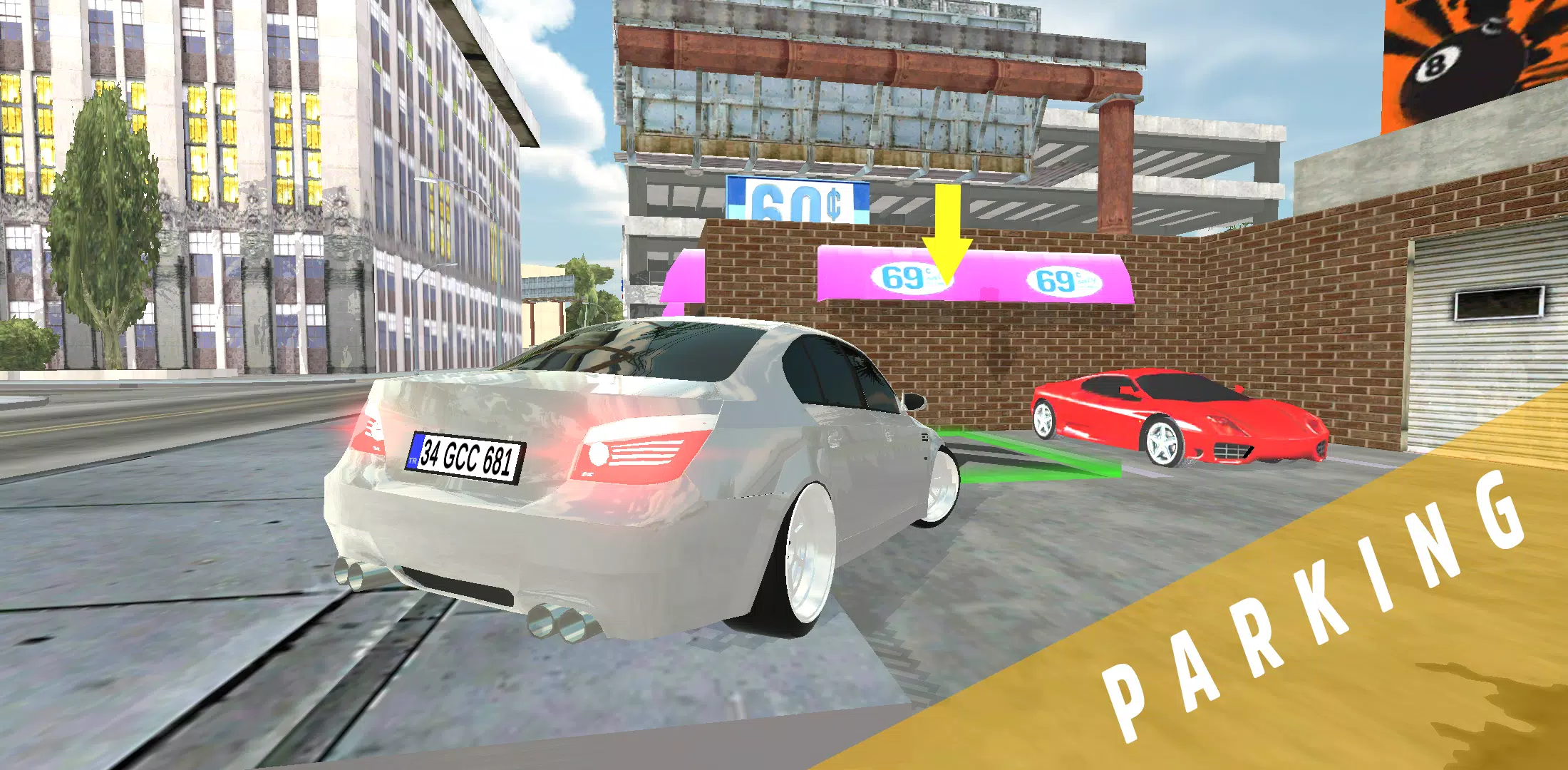 E36 M3 Drift & Park Simulator Ảnh chụp màn hình 1