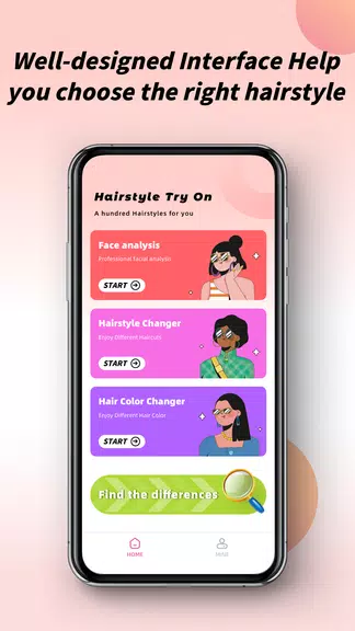 Hairstyle try on 螢幕截圖 3