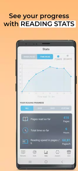 Bookly: Book & Reading Tracker Capture d'écran 1