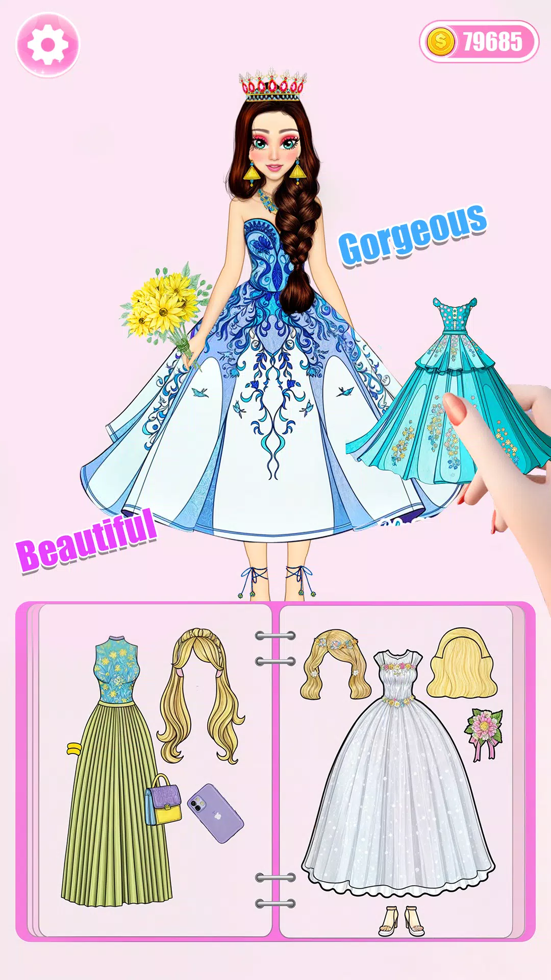 Paper Doll: Dress Up DIY Game 螢幕截圖 3