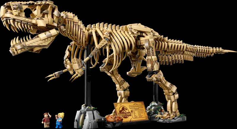 Lego dévoile un ensemble massif de squelette de Jurassic Park T-REX