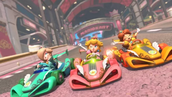 マリオカートワールドマルチプレイヤーゲームプレイ