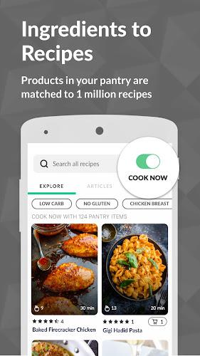 Cooklist: Pantry & Cooking App Capture d'écran 1