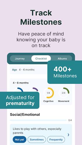 Baby Milestones & Development Captura de pantalla 1