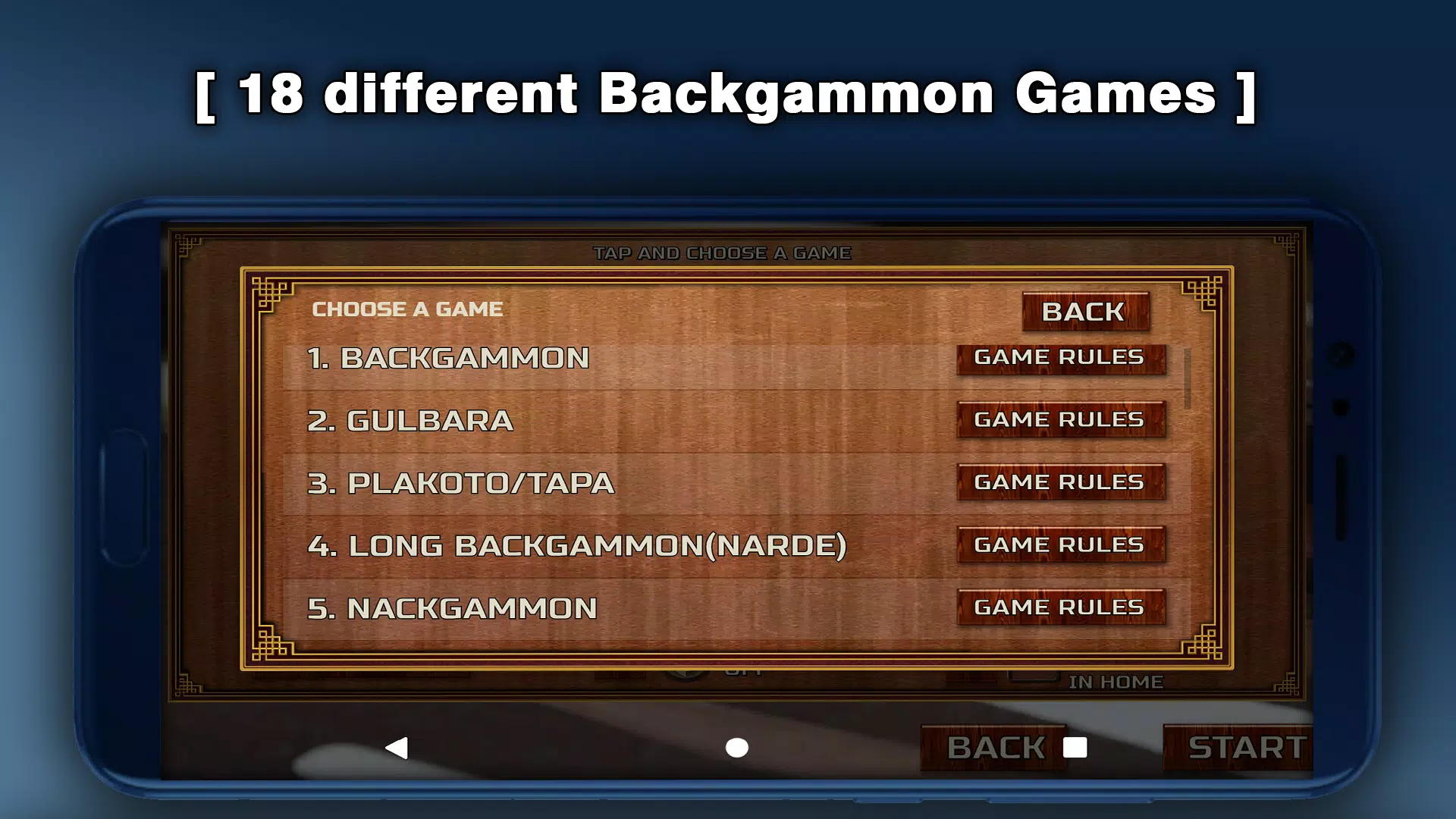 Backgammon Games : +18 Скриншот 1