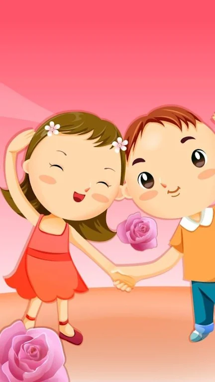 cartoon love wallpaper 螢幕截圖 0