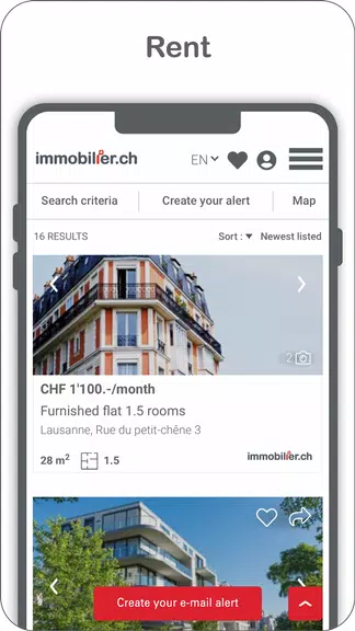 immobilier.ch 螢幕截圖 0