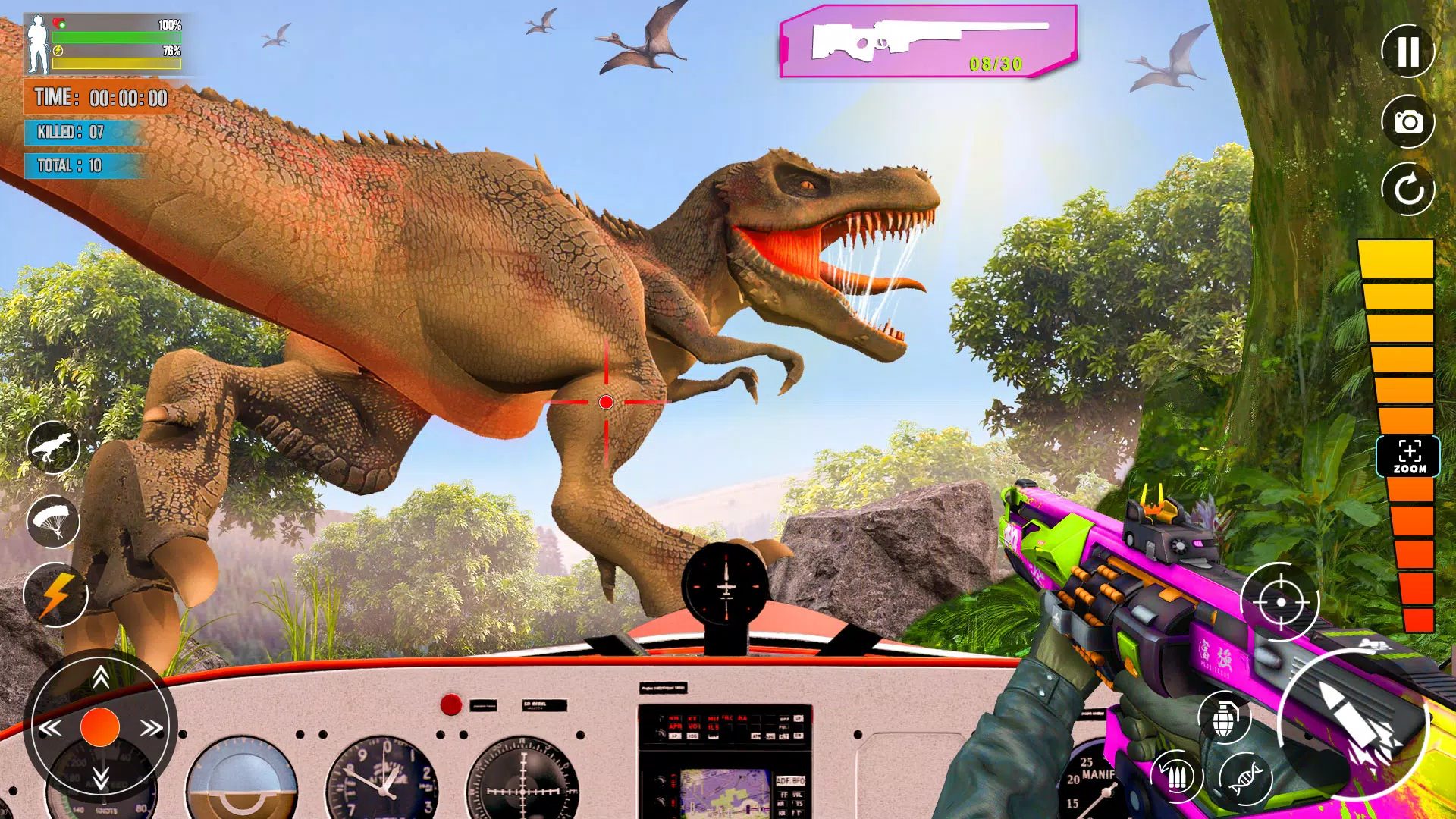 Wild Dinosaur Hunting Games 螢幕截圖 2