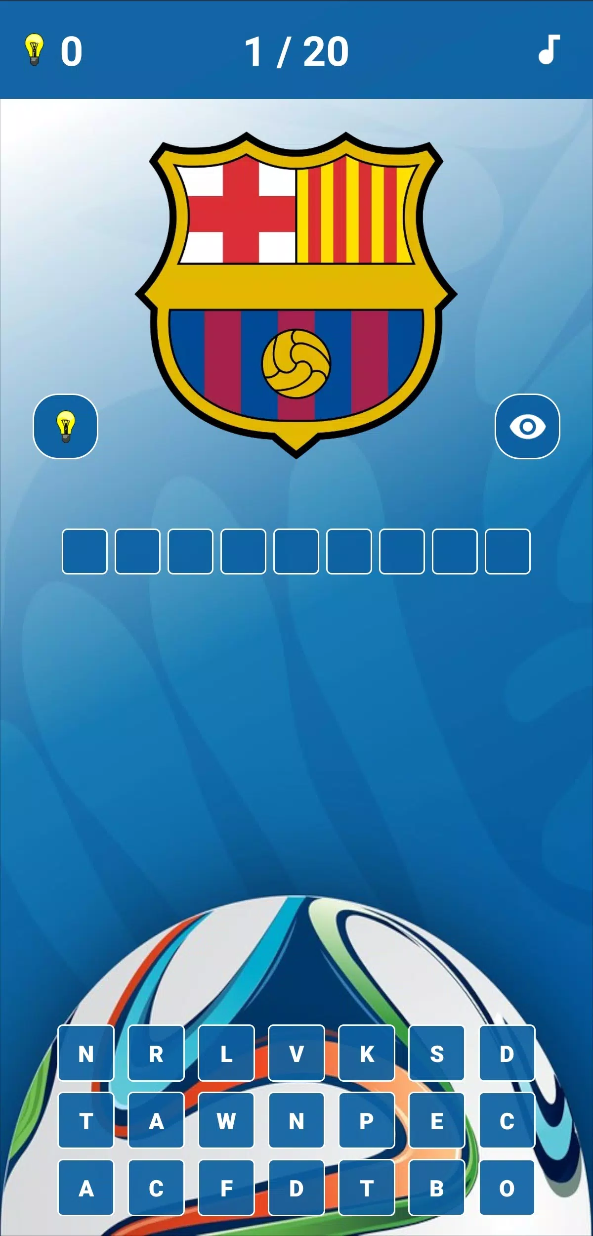 Soccer Clubs Logo Quiz Captura de pantalla 0