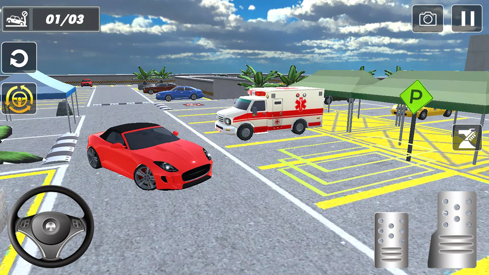 Car Parking 3D Simulation Game Schermafbeelding 0