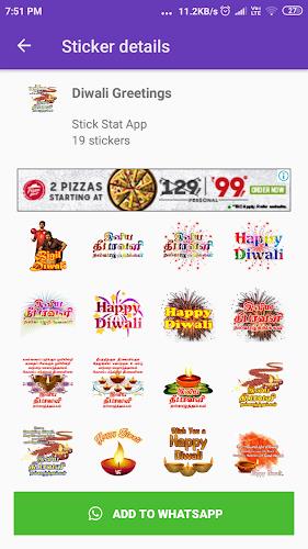 Tamil Stickers: WAStickerApps Captura de tela 1