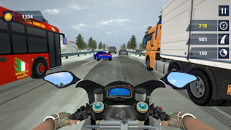 Endless Moto Traffic Racer 3D स्क्रीनशॉट 0