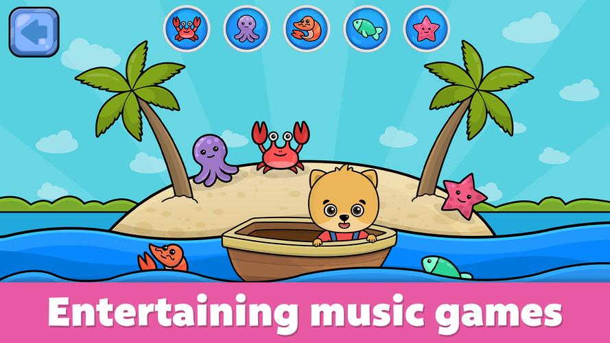 Baby Piano: Kids Music Games Zrzut ekranu 3