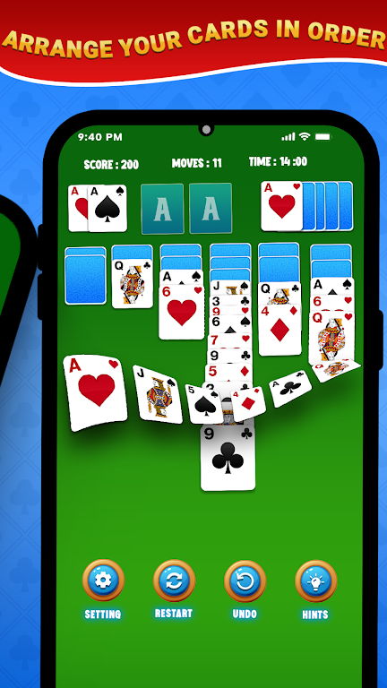 Royal Solitaire Card Game Capture d'écran 2