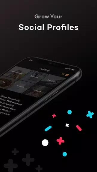 TikPlus for social profiles, likes and fans Ảnh chụp màn hình 2