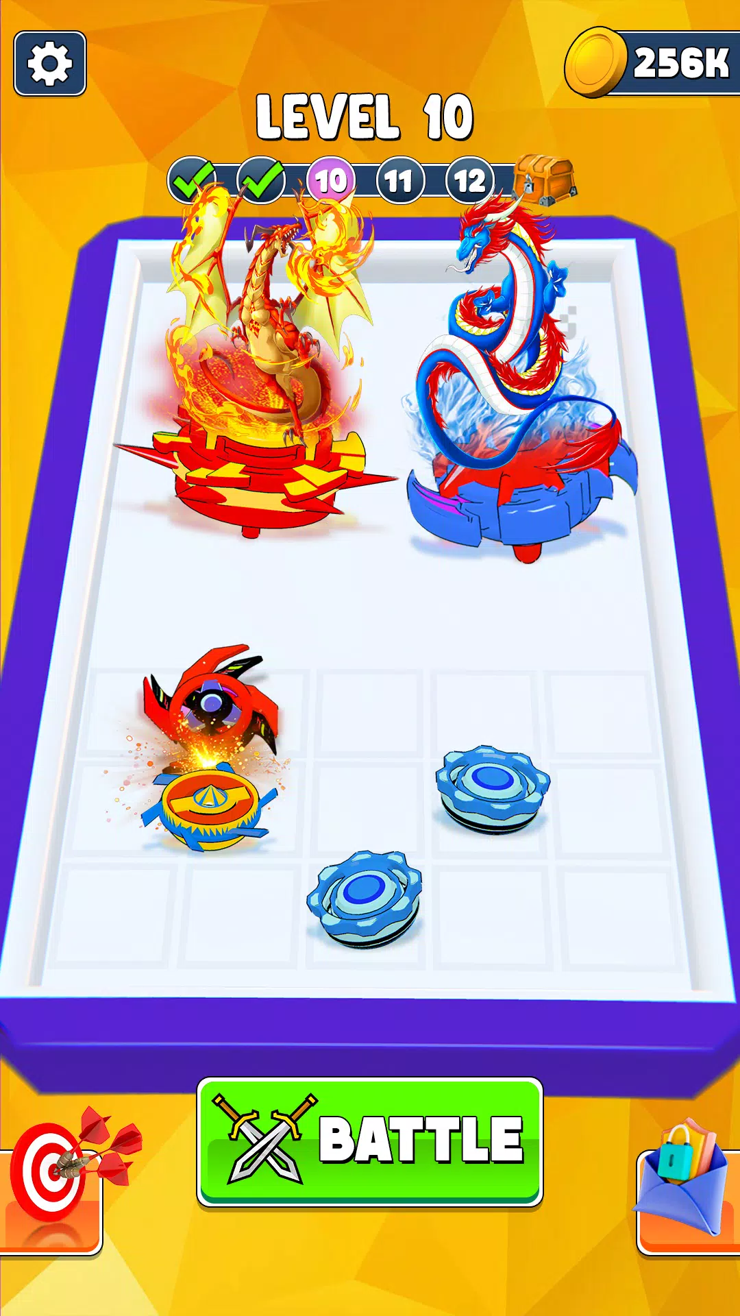 Schermata Merge & Battle Spinner Game 1