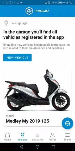 Piaggio स्क्रीनशॉट 1