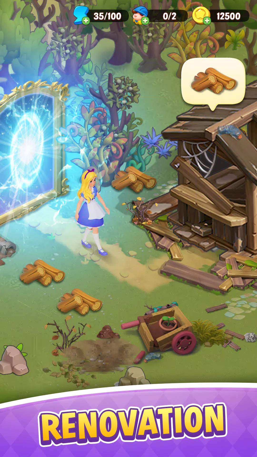 Alice's Dream ： Merge Games Ảnh chụp màn hình 1