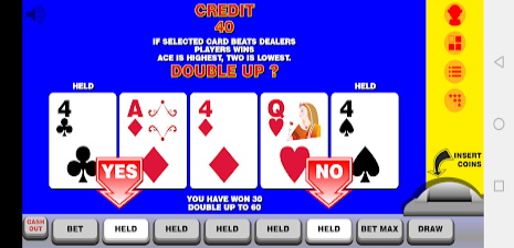 Video Poker with Double Up Скриншот 1