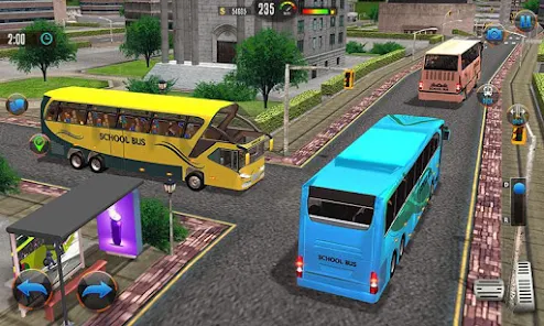 Offroad School Bus Drive Games Capture d'écran 1