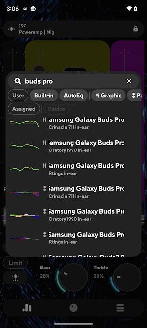 Poweramp Equalizer স্ক্রিনশট 1