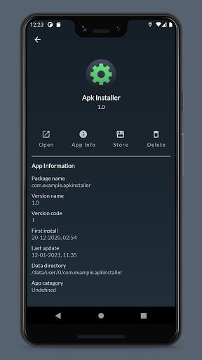 Apk Installer Lite (Package Manager) Screenshot 1