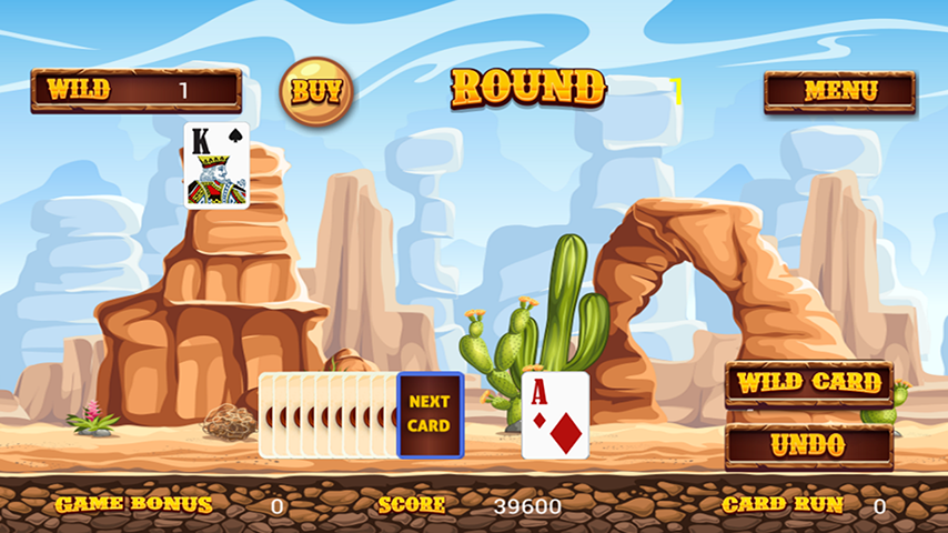 Schermata Wild West Tri Peaks Solitaire 1