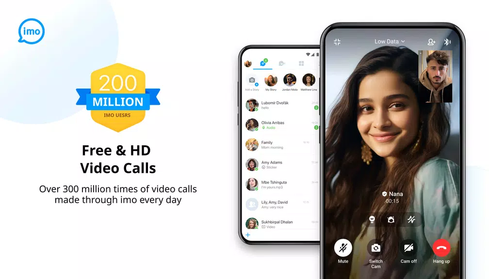 imo Lite -video calls and chat Captura de tela 0