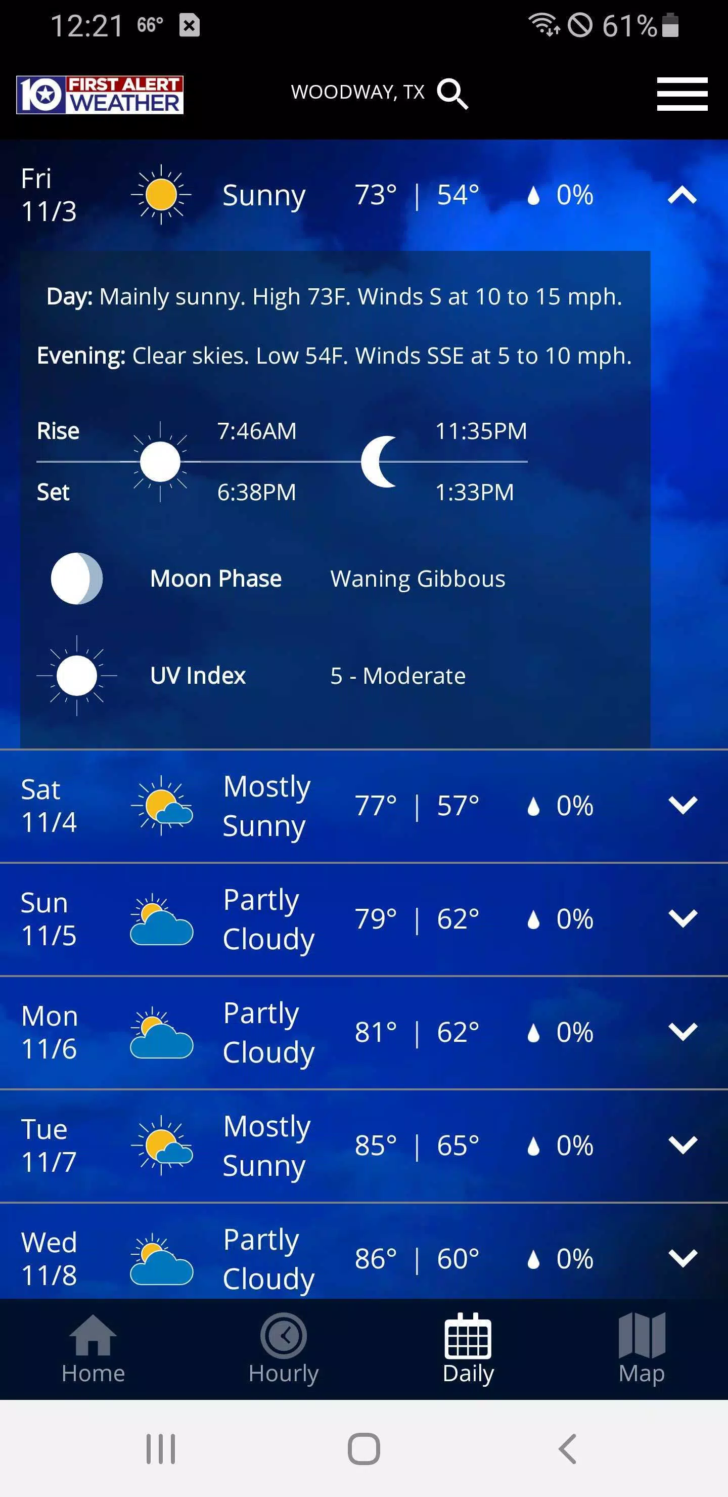 Schermata KWTX Weather 2