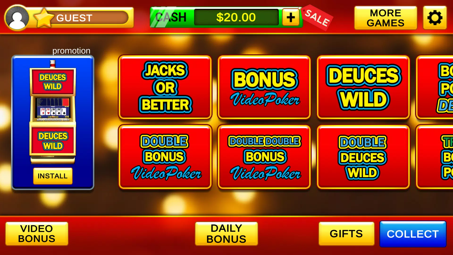 Video Poker Casino Captura de pantalla 3
