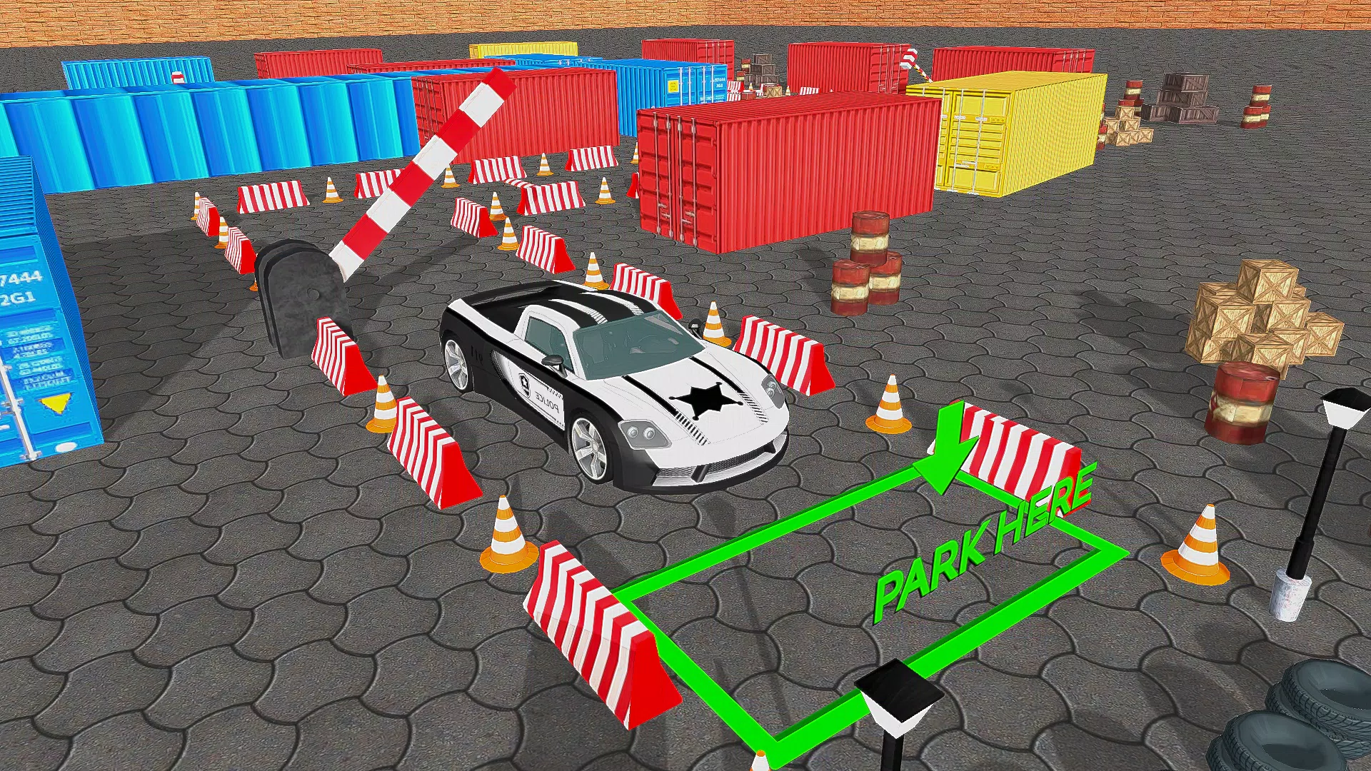 Police Car Parking Car Game 3D 스크린샷 0