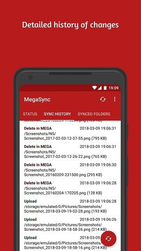 Autosync for MEGA - MegaSync ဖန်သားပြင်ဓာတ်ပုံ 0