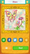 Butterfly Coloring Pages 螢幕截圖 3