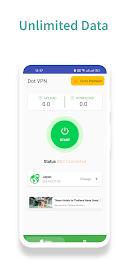 Dot Vpn - Unlimited Data 螢幕截圖 1