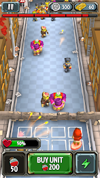 Rushero: Zombies Tower Defense Screenshot 1