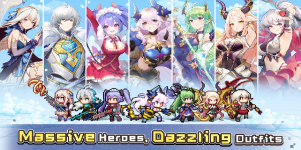 Zero to Hero: Pixel Saga Ảnh chụp màn hình 1