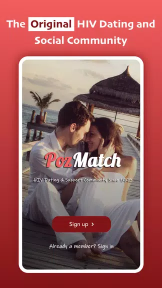 HIV Dating App For POZ Singles Ảnh chụp màn hình 0