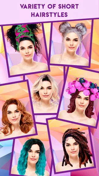 Woman Hairstyle Photo Editor Captura de tela 1