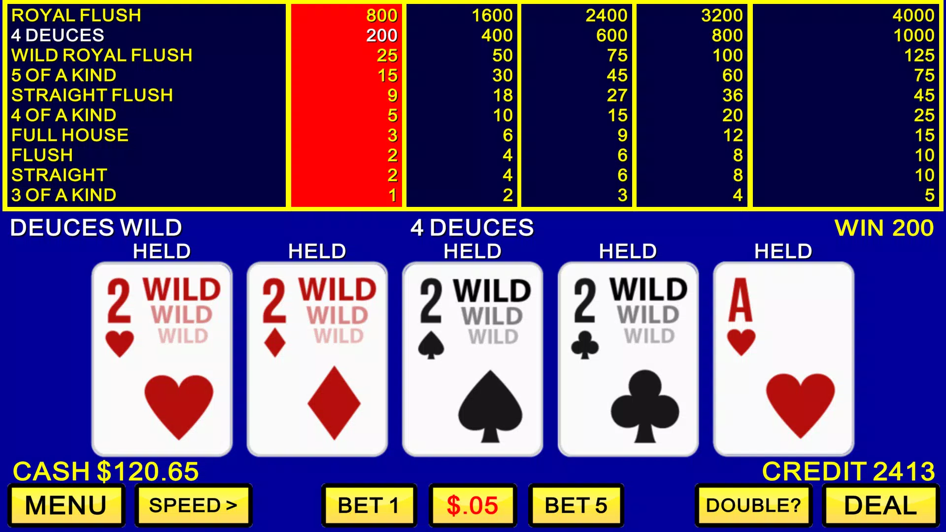 Video Poker Casino Captura de pantalla 1