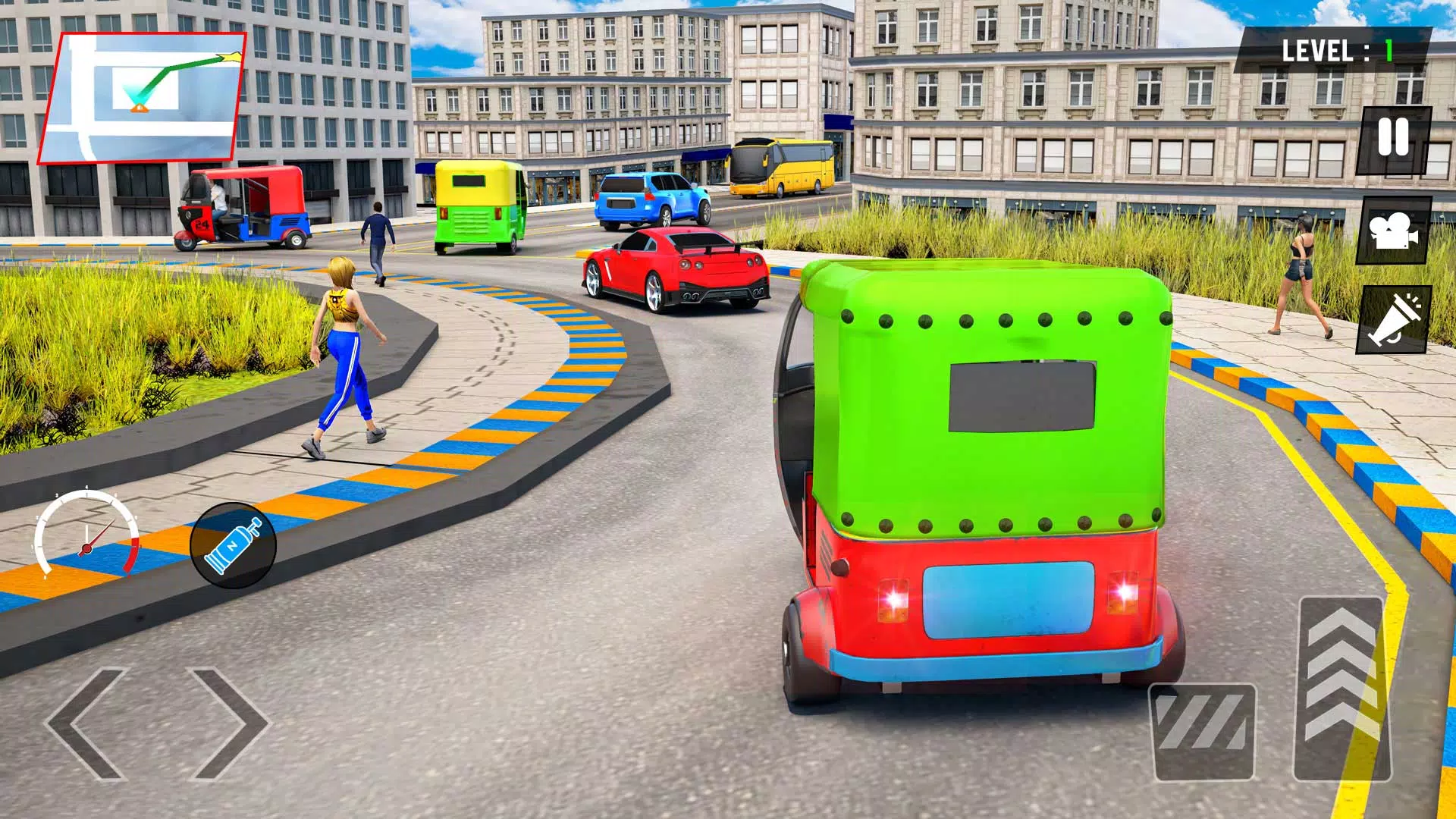 Tuk Tuk Rickshaw - Auto Game Screenshot 1