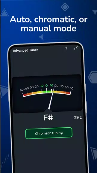 Advanced Tuner guitar violin ဖန်သားပြင်ဓာတ်ပုံ 3