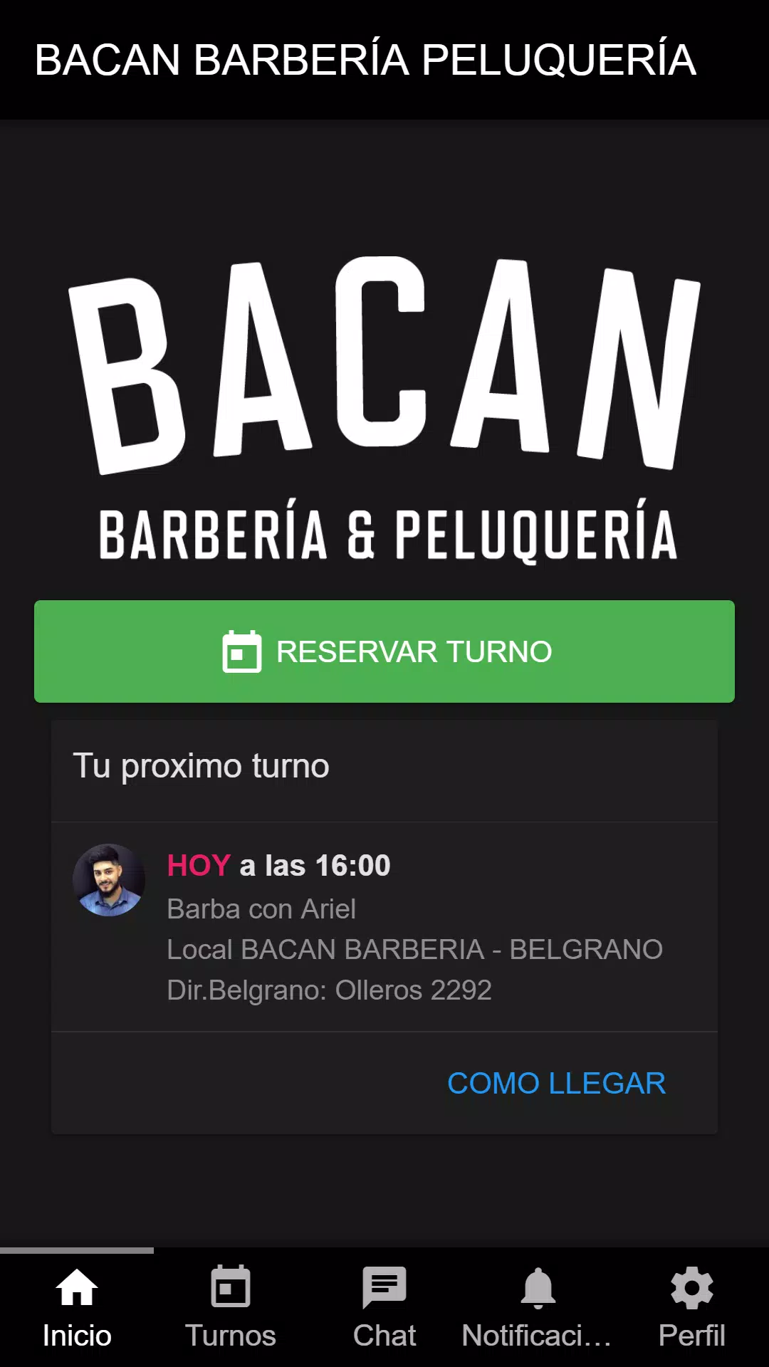 Bacan barbería y peluquería スクリーンショット 0